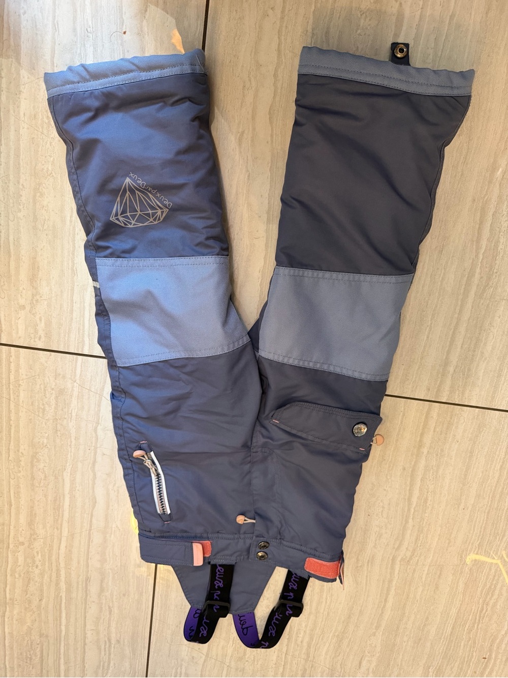 deux par deux Lilac and Pink Toddler Jacket and Snow Pants (3Y) - Picture 6 of 11